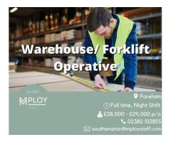 Forklift Driver/Warehouse Operative