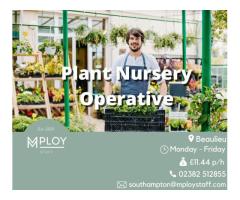 Plant Nursery Operative